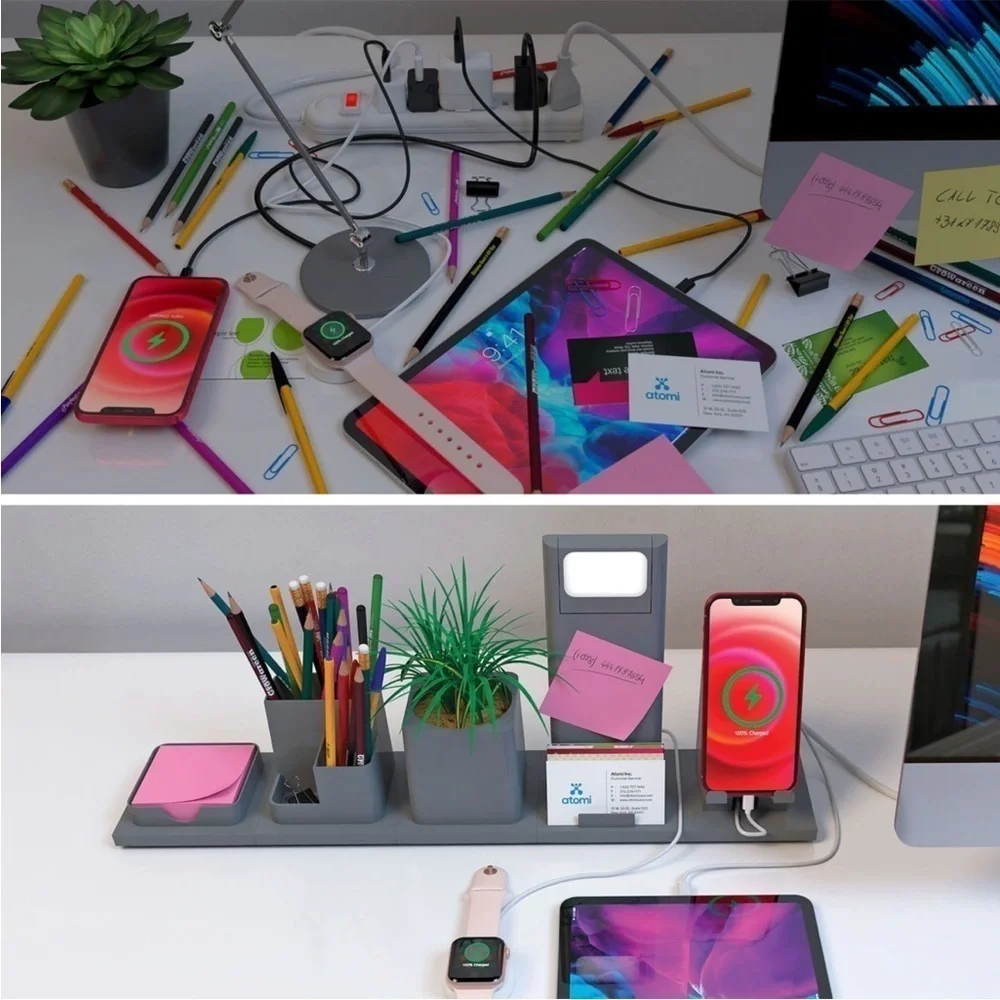 Atomi Magnetic Modular Desktop Organizer